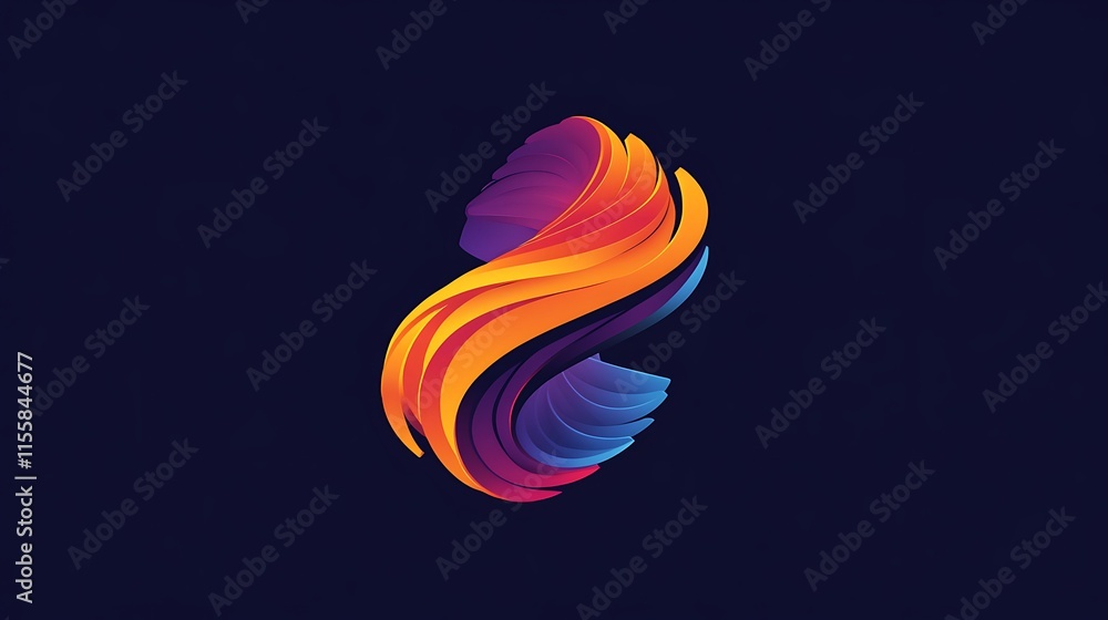Poster design a dynamic and energetic logo with bold motion lines to convey a sense of movement and power