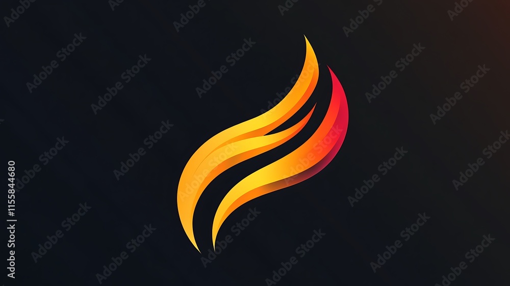Poster design a dynamic and energetic logo with bold motion lines to convey a sense of movement and power