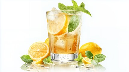 Refreshing Iced Tea with Lemon and Mint: A Summertime Delight