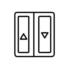 elevator buttons icon design