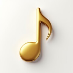 Golden Musical Note