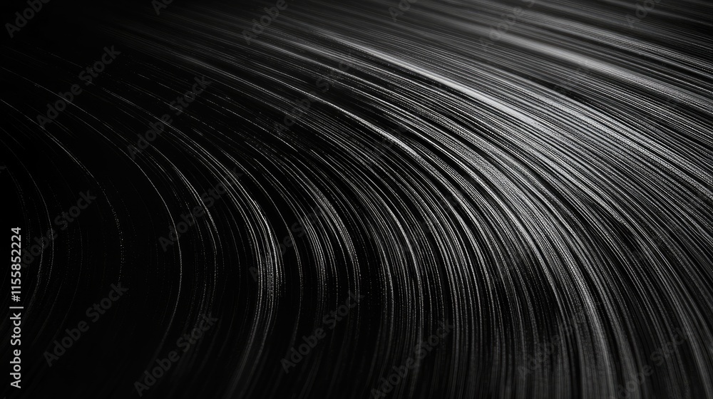 Poster abstract black data transfer background with smooth lines representing global network connectivity i