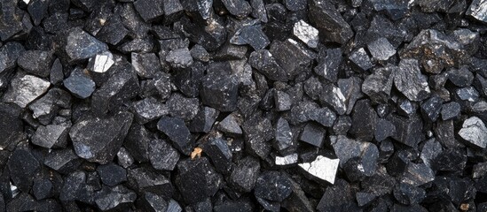 Black Diamond Dark Granite Stone Texture Ideal for Background Design and Text Overlay with Ample Copyspace for Customization