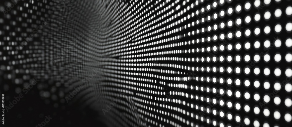 Aufkleber abstract technology background featuring dots and lines with copyspace for text in a dynamic design