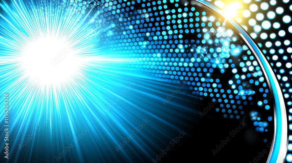 Poster data technology background. abstract background. connecting dots and lines on a dark background. 3d 
