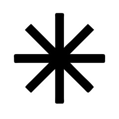 asterisk icon design