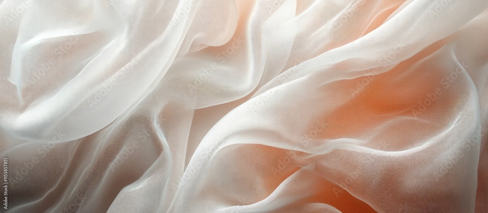 Poster elegant soft textured fabric background ideal for creative design and copywriting applications