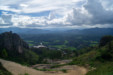 landscape with clouds