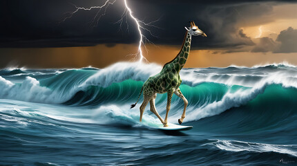 lightning in the sea