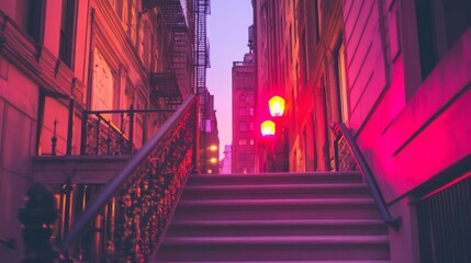 Urban Evacuation Procedures in Soft Dramatic Lighting