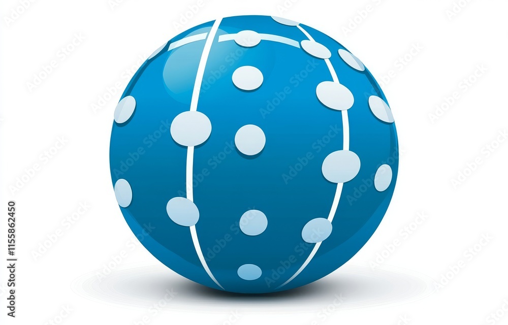 Poster network abstract connection isolated on a white background. network technology background featuring 