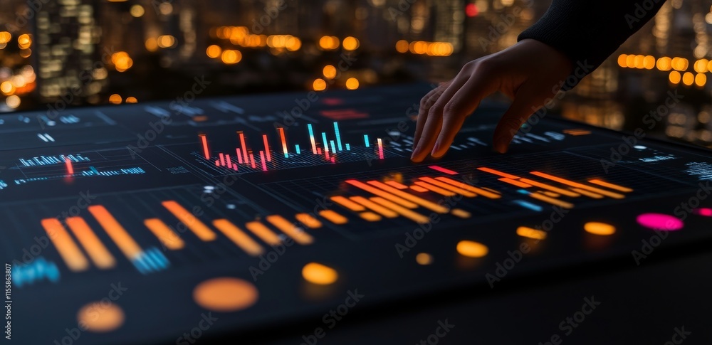 Poster data science and big data technology. visualizing complex datasets on touchscreens through big data 