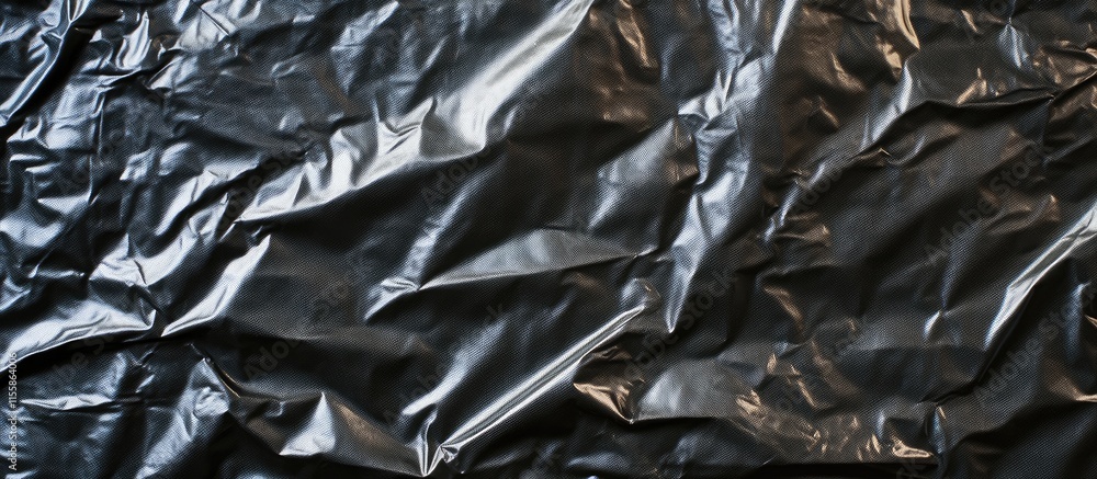 Aufkleber black reflective tarpaulin surface texture suitable for design backgrounds and text placement in adv