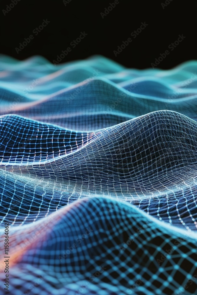 Aufkleber realms depicted abstractly. visual of the internet as a streaming backdrop. stock