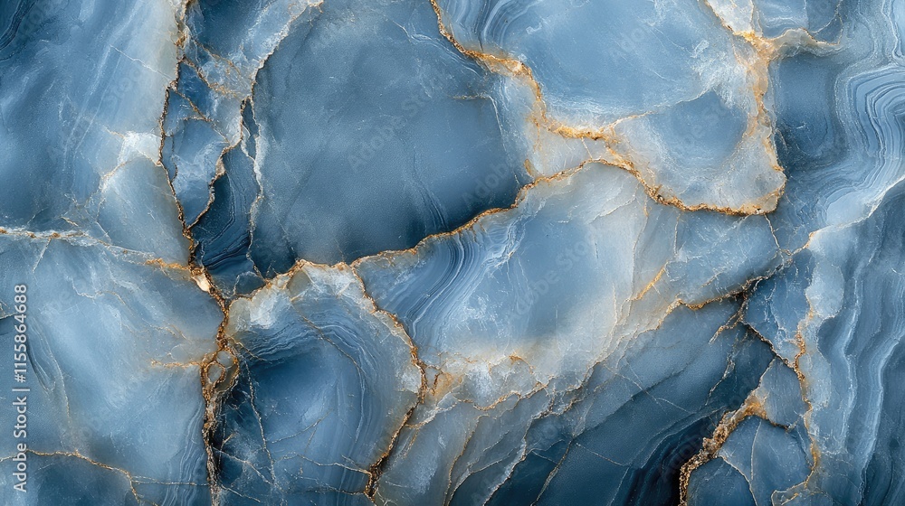 Poster blue marble background with abstract veined texture ideal for wallpaper design featuring elegant pat