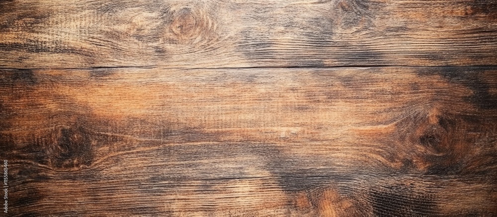 Poster textured wooden surface with rustic charm and space for your design or text elements. perfect for ba