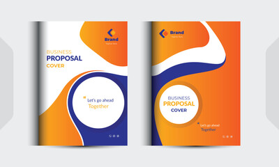 Corporate Business Proposal Catalog Cover Design Template