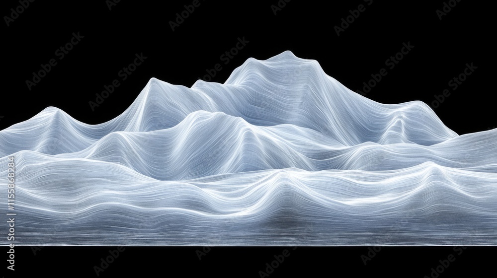 Poster a background showcasing data technology. an abstract setting. dark background with connected dots an