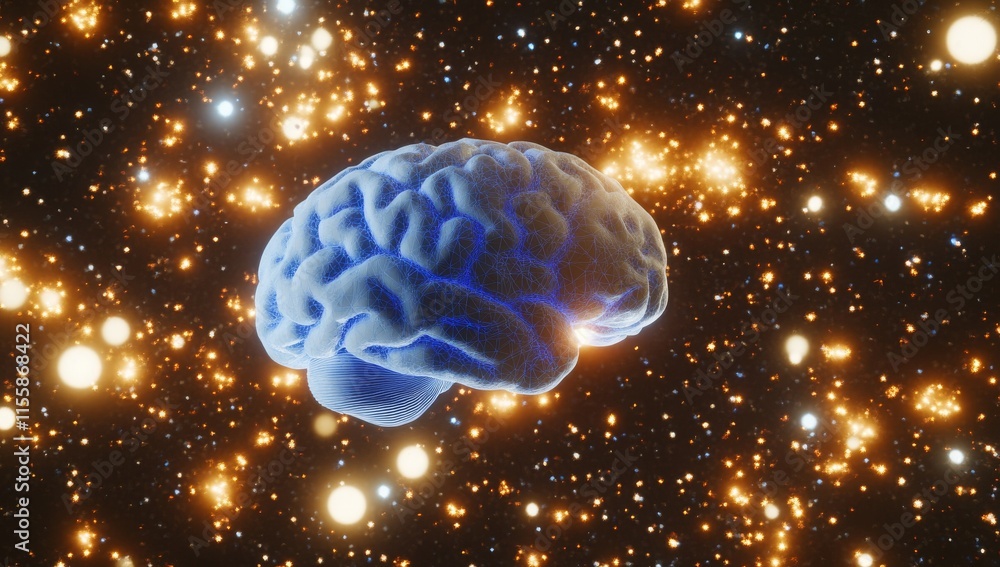 Poster concepts of machine learning, fog computing, stock trading, ai, deep learning, blockchain, and neura