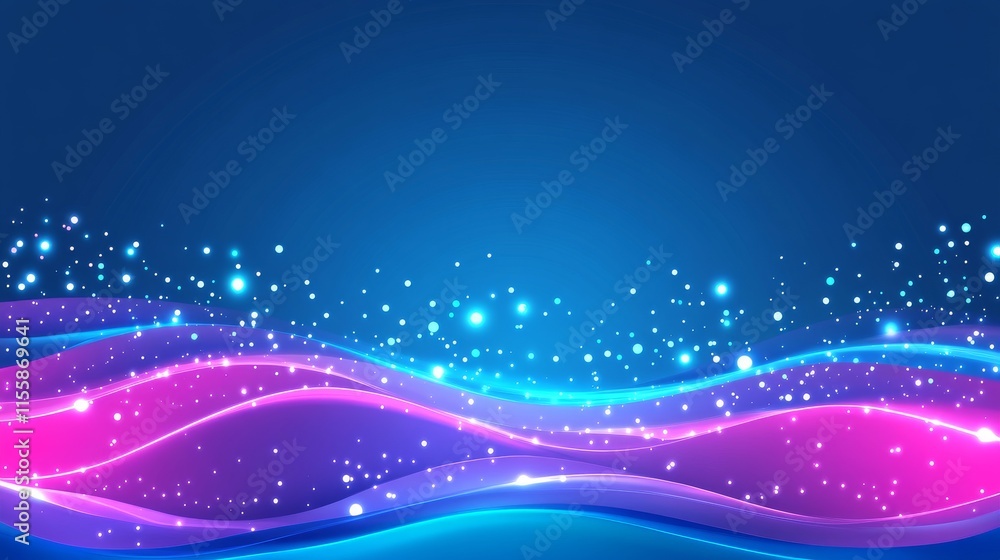 Aufkleber cyber big data flow. blockchain data fields. network line connect stream. concept of ai technology, 