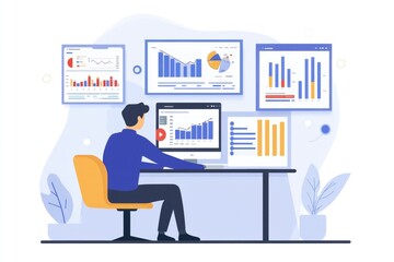 Business Analyst Evaluating Enterprise Data Management for Enhanced Financial Strategy using Charts and KPIs