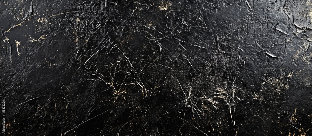 Poster dark grunge textured surface with scratches and blank area for custom text or graphic design element