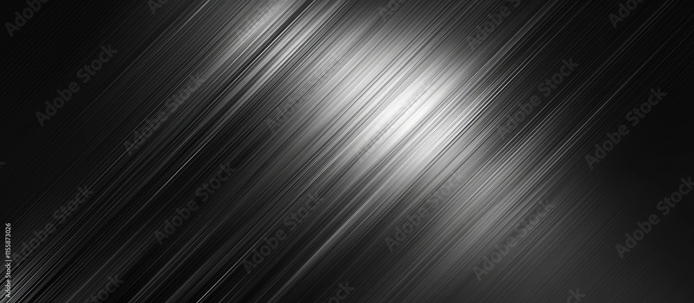 Poster black metallic textured background with dark grunge effect and subtle light streaks ideal for design