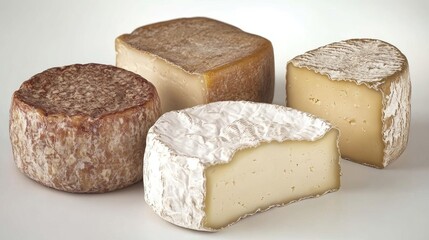 Variety of gourmet cheeses showcasing diverse textures and flavors for an indulgent tasting experience