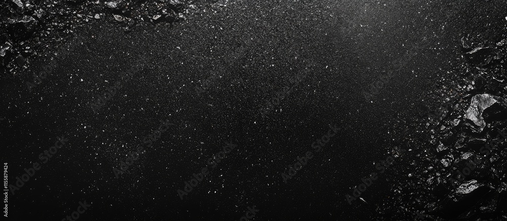 Poster elegant black granite texture with intricate grain patterns for abstract backgrounds showcasing luxu