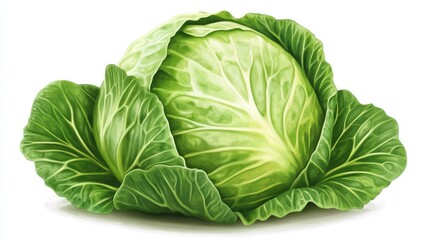 Fototapeta premium Savory Cooked Cabbage: A Healthy Vegetable Dish for Nutritious Cooking