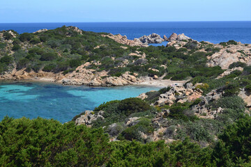 La spiaggia di Cala Napoletana a Caprera