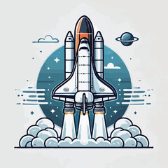 space shuttle vector