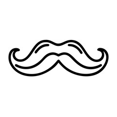 mustache icon design