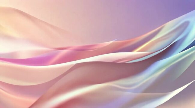  4K footage of waves flowing abstract 3d background. generated with AI	