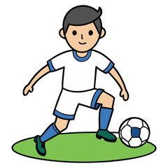 child soccer player
