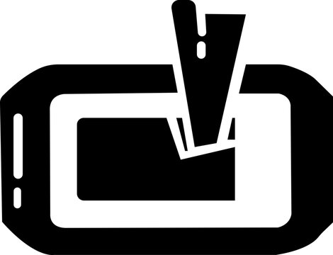 recommend clip art: Black and white tissue box, hand, face