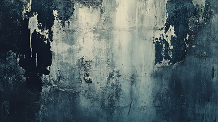 Obraz premium Dark Teal Weathered Concrete Wall Texture Background Image