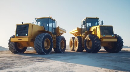 Obraz premium Dynamic Heavy Equipment with Natural Lighting