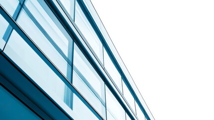 Modern Architectural Construction with Glass Facade