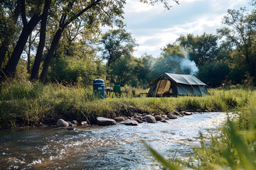 Camping by the River: A Serene Summer Escape