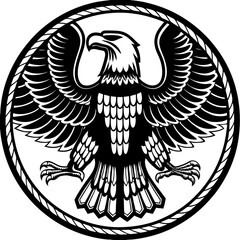 Obraz premium eagle vector illustration on a white background 