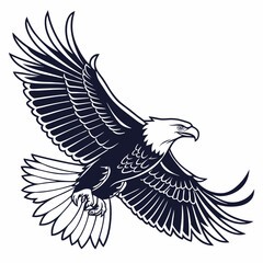 eagle vector illustration on a white background 