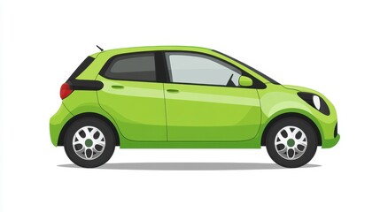 Obraz premium Compact Eco-Friendly City Car Design