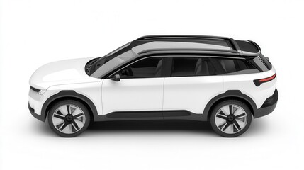 Electric SUV with Panoramic Glass for Family Travel