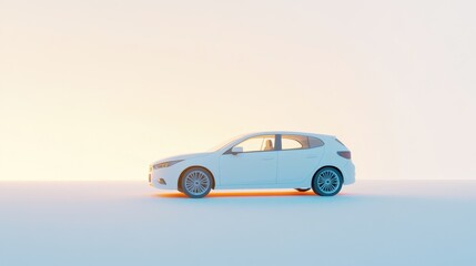 Stylish Hatchback with Subtle Design Elements