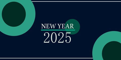 Happy new year 2025 template and wishes card ,uses for  new year festival. happy new year wishes,