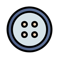 cloth button icon design