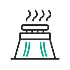 cooling tower icon design