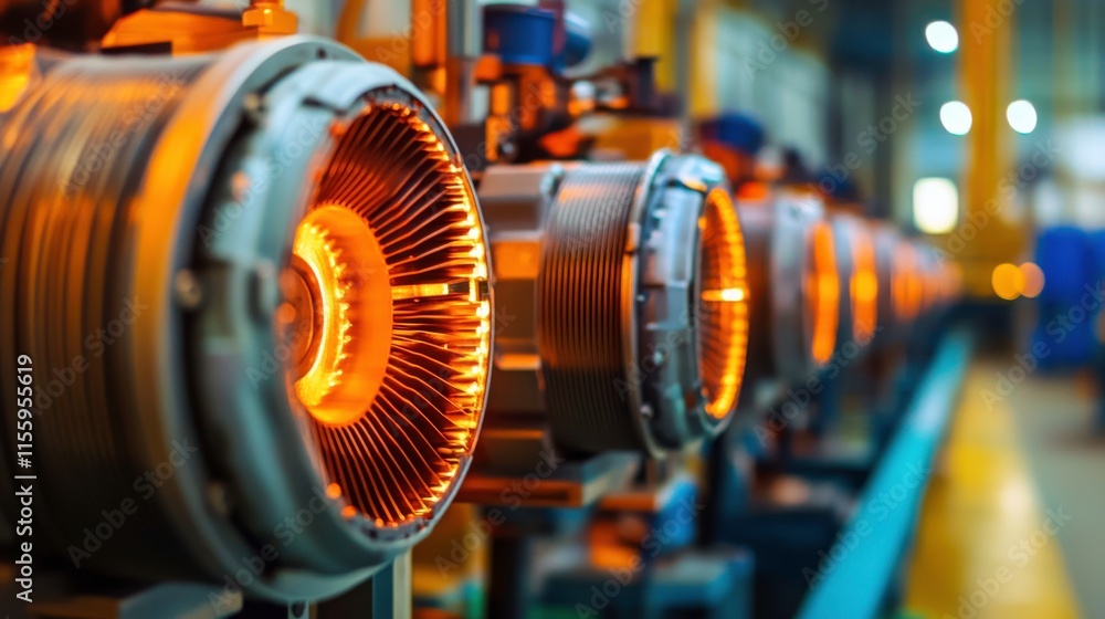 Poster precision engineering of motors in workshop environment