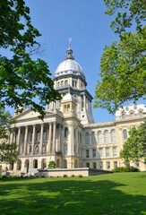 Obraz premium Illinois State Capitol Building Springfield Illinois USA